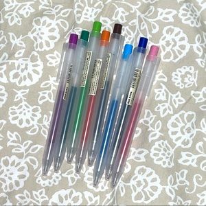 Muji colour pens set with case